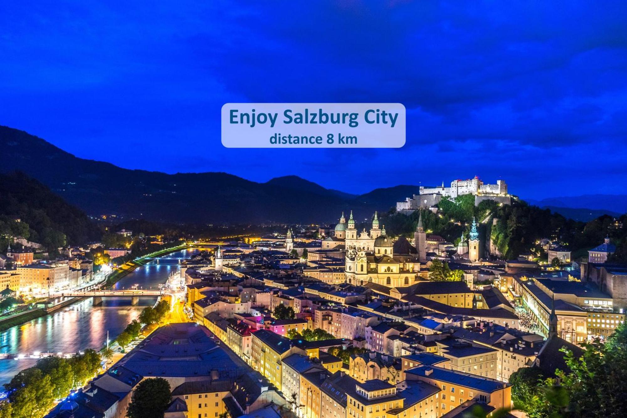 Mountain View Salzburg - Self Check-In - Apartments Grödig Kültér fotó
